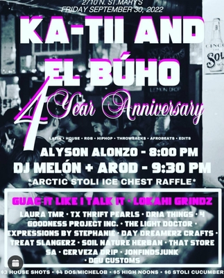 El Buho 4 Year Anniversary Party