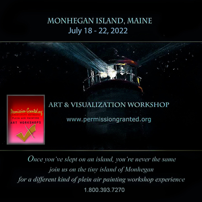 Maine  Monhegan Island July Art And Visualization...